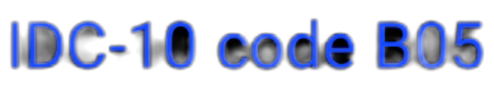 the medical code for measels